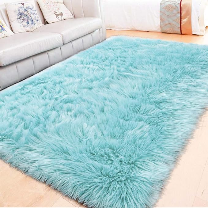 LOCHAS Soft Fluffy Faux Fur Rugs - Image 7