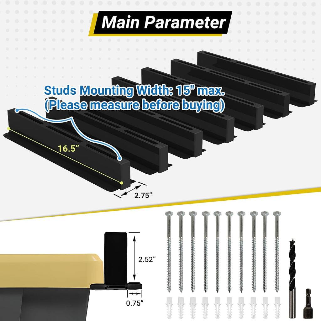 6-bin Overhead Garage Storage Rack, Ceiling Storage Racks