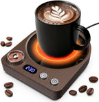 MQFORU Retro Coffee Mug Warmer, 36W Fast Heating with 9 Temp Settings & 0.5-9H Timer, Auto Shut-Off & Memory Function, Smart Desk Warmer for Coffee, Tea, Milk, Candle - Ideal Gift Accessories