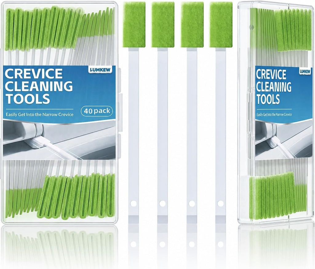 Crevice Cleaning Brushes Tool for Tiny Small Spaces, 60Pcs, White