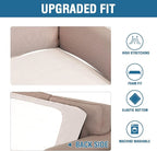 H.VERSAILTEX Super Stretch Individual Seat Cushion Covers Sofa Covers Couch - Image 6