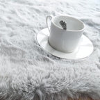 Ghouse Ultra Soft Faux Rabbit Fur Rug 2x3, Machine Washable Area Rugs - Image 4