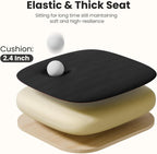 DUMOS Ergonomic Office Chair, Mid-Back Comfy Executive Desk Chair Set of 2