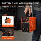 250A Stick Welder Machine, 20Pcs Welding Rod Mini Welding Machine