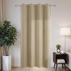 Joydeco Blackout Patio Sliding Door Curtains 108 Inches Long, Grommet Privacy by JOYDECO