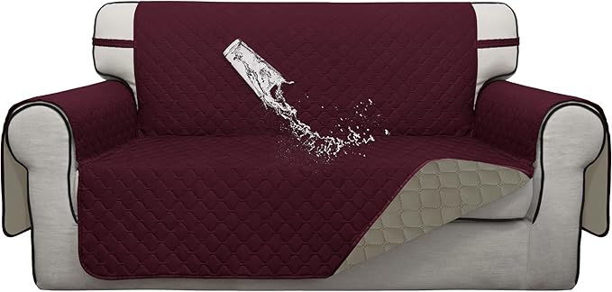 ISSUNTEX Double Protection 100% Waterproof Loveseat Sofa Covers by ISSUNTEX