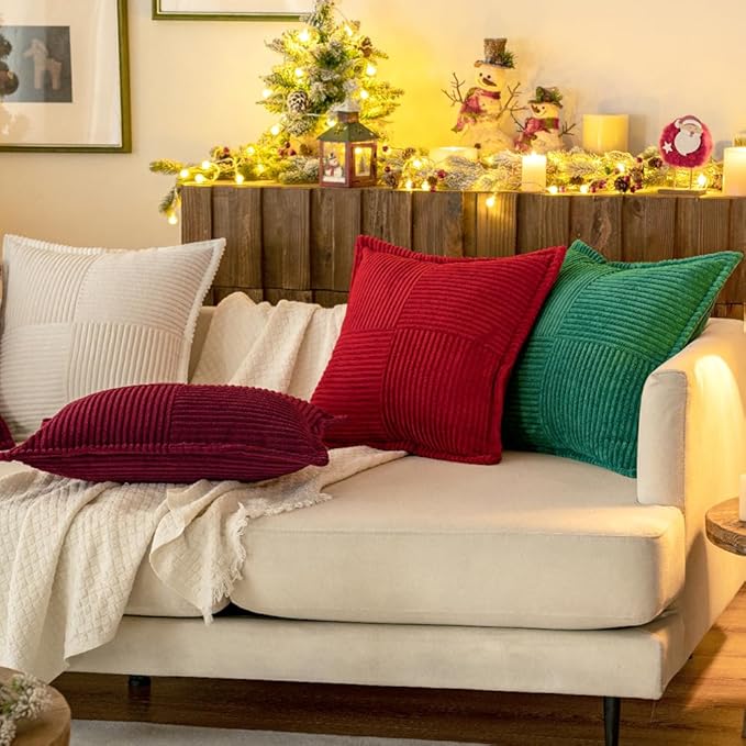 MIULEE Decorative Euro Sham Throw Pillow Covers - Image 4
