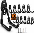 10 Pack Heavy Duty Garage Hooks Wall Mounted Ladder Hooks