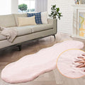 ORINOVA Pink Plush Washable Fluffy Fur Rugs by ORINOVA