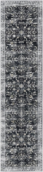 Yamaziot Washable Runner Rug 2x8 – Non Slip Boho Floral Hallway Runner Rug - Image 9