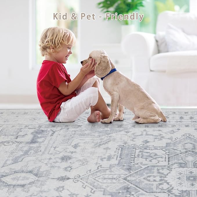 Srugn Area Rug 6x9 Washable Area Rugs - Image 5