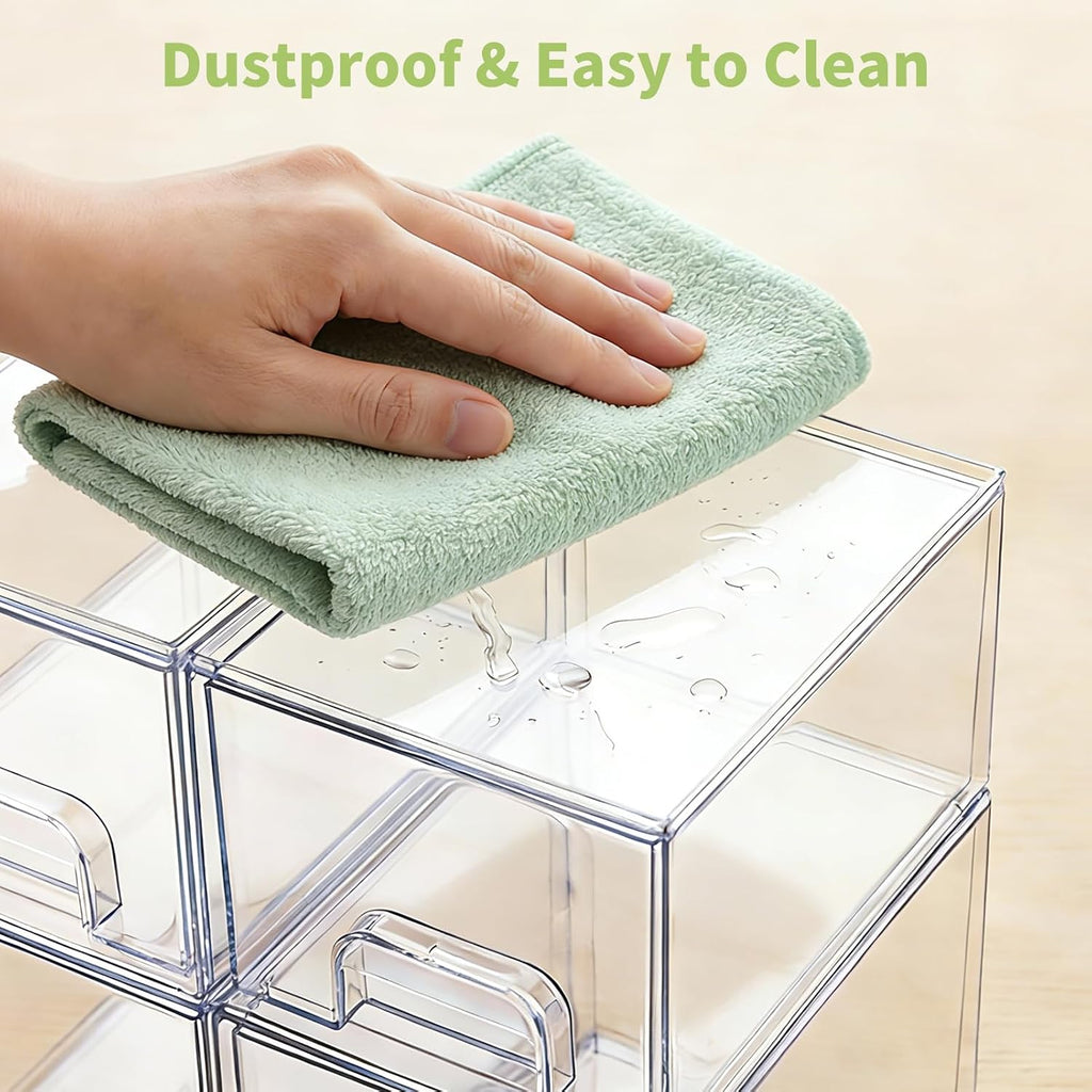 Bottle Storage Organizer Baby: Acrylic Stackable Storage Drawers