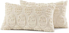 decorUhome Easter Beige Egg Pillow Covers 12x20 Inch Set of 2, Soft Plush Faux - Image 7