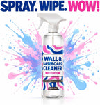 812 Wall & Baseboard Cleaner Spray – Safely Cleans Painted Walls, Baseboards, Ceiling Fans, Doors & More | Family & Pet Friendly | Made in America | 24oz.