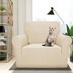 ZNSAYOTX 1 Piece Jacquard Chair Slipcovers - Image 2