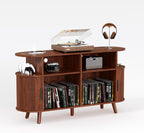 Mid-Century Modern Record Player Stand