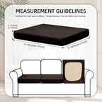 8Pcs Stretch Velvet Patio Cushion Cover, - Image 2
