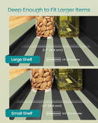 SONGMICS 4-Pack Strong Magnetic Real Bamboo Spice Racks for Fridge