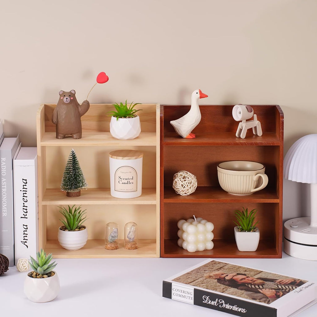 10"x 12" Small Trinket Display Shelf, Natural Unfinished