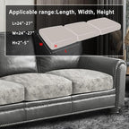 Leather Look Couch Cushion Covers Sofa Seat Slipcovers Sets Couches Furniture - Image 3