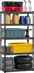 VEVOR Garage Shelving 5-Tier Adjustable Storage Shelf 2000 lbs 16"x32"x63"