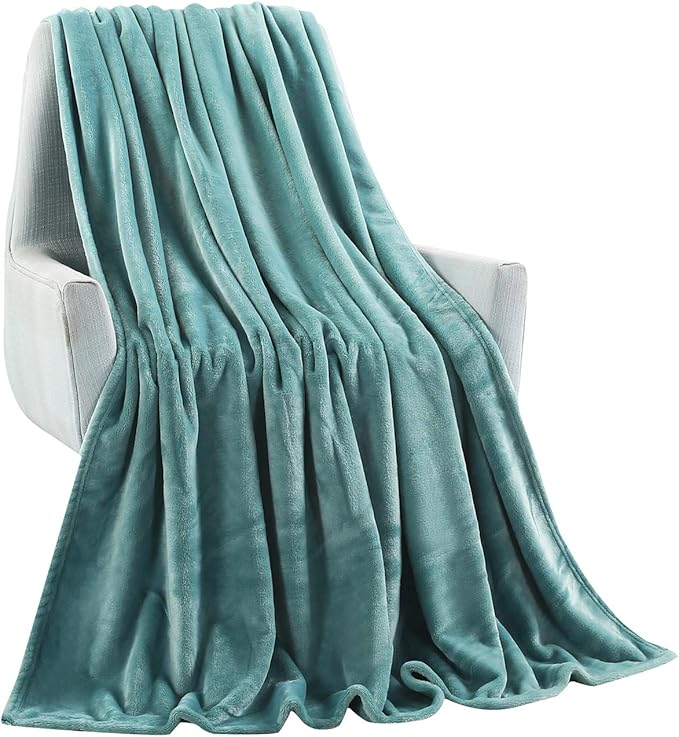 TASTHROW Large Flannel Fleece Throw Blanket, 50×70 Inch - Image 2