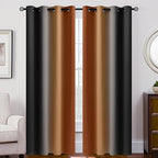 SimpleHome Ombre Room Darkening Curtains 84 inches Length by SimpleHome