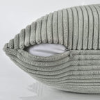 Fancy Homi 2 Packs Grey Lumbar Decorative Throw Pillow Covers 14x24 Inch - Image 3