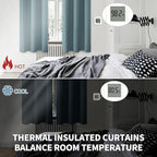BGment Room Darkening Curtains 63 Inches Long - Image 3