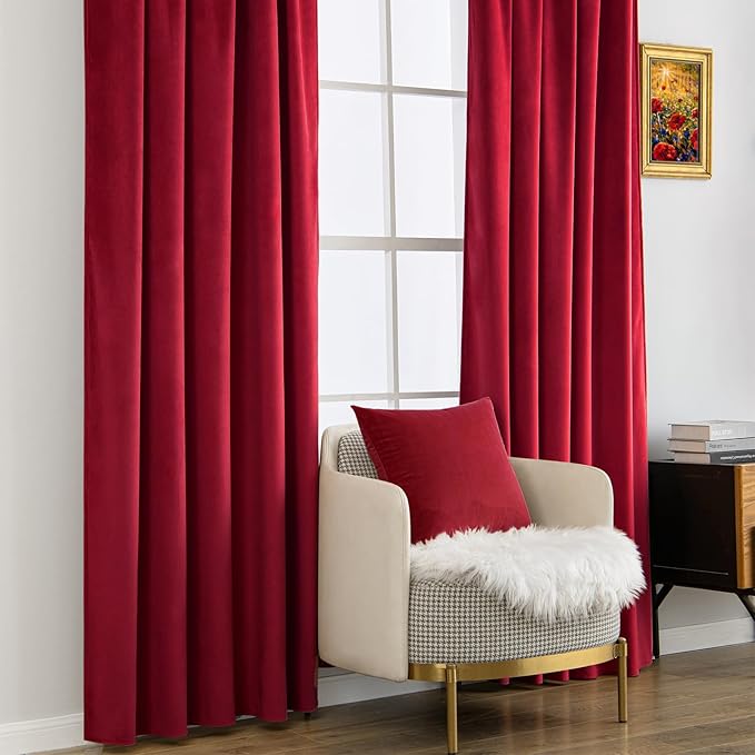 MIULEE Velvet Curtains 96 inches - Image 5