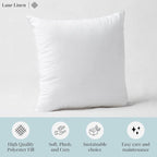 LANE LINEN Throw Pillow Inserts 18" x 18" - Image 7