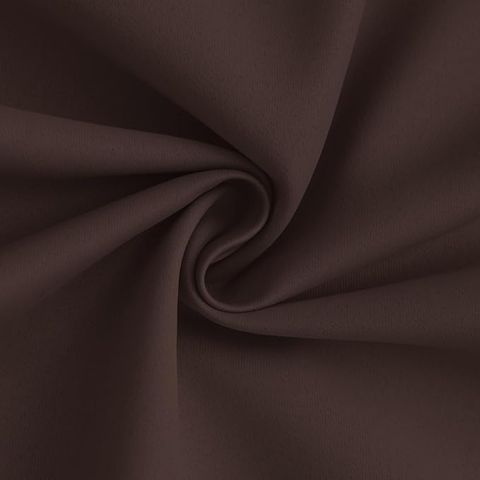 Yakamok 100% Blackout Curtain Panels 63 inches Cold and Light Blocking Drapes - Image 3