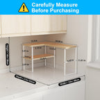 Golener Kitchen Counter Organizer, Countertop Shelf, Adjustable, Stackable