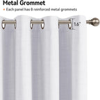 100% Blackout Shield Linen Blackout Curtains - Image 5
