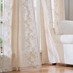jinchan Evelyn Embroidered Linen Curtains - Image 4