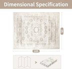 Machine Washable Rugs 8x10 Area Rugs - Image 2