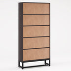 Tribesigns Tall Bookcase and Bookshelf, 70.8” Large Bookcases Organizer with 5-Tier Storage Shelves, Heavy Duty Free-Standing Library Bookshelf Shelving Unit for Living Room, Bedroom (Dark Walnut)