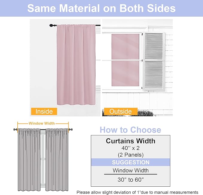 Simplebrand Ava Blush Blackout Curtains - Image 8