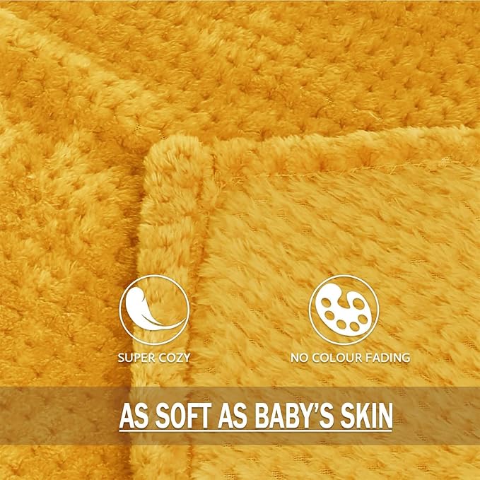 Exclusivo Mezcla Fleece Throw Blanket Extra Large, Super Soft and Warm Blankets - Image 7