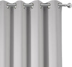 LEMOMO Light Grey Blackout Curtains 66 x 63 Inch Length/Set of 2 Curtain - Image 7