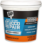 DAP All-Purpose Stucco Patch, White, 32 Oz (7079810504)