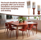 3pcs Leather Furniture Salve Brush, 3 Styles (Large)