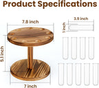 Plant Propagation Station, 9 Propagation Tubes with Wooden Stand