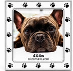 Dog Picture Frame - 5x7 Metal Cute Picture Frames,Pet Memorial Gifts for Dogs Perfect for Home Decor, Office Desk & Gifting to Pet Lovers