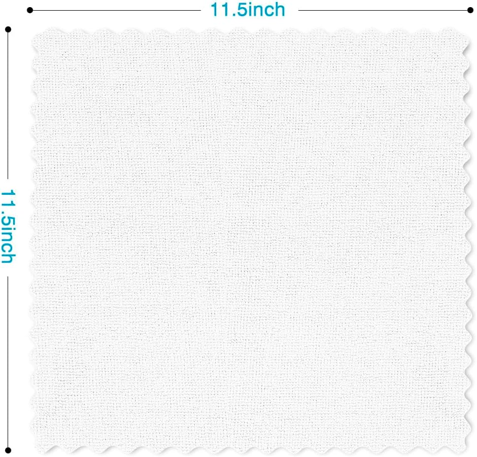 Orighty Microfiber Cleaning Cloth Bulk, 150 Pack Shop Towels 12x12in, White