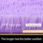 LOCHAS Ultra Soft Indoor Modern Area Rugs Fluffy Living Room Carpets - Image 3