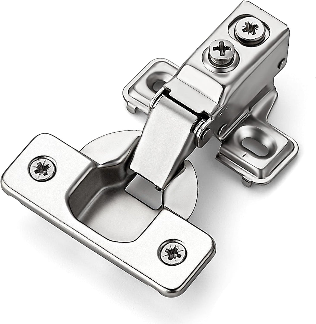 Ravinte Short Arm Kitchen Cabinet Hinges,1/2 Inch Overlay,10 Pack 5 Pairs
