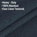 H.VERSAILTEX Primitive Linen Blackout Curtains - Image 5