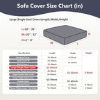 Couch Cushion Covers for Sofa Couch Covers Wear-Resistant Universal Sofa Cover - Image 3