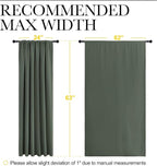 NICETOWN Bedroom Curtains Blackout Draperies - Image 7